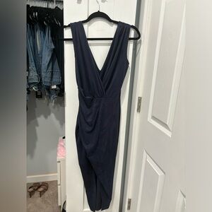 Fashion Nova navy blue dress